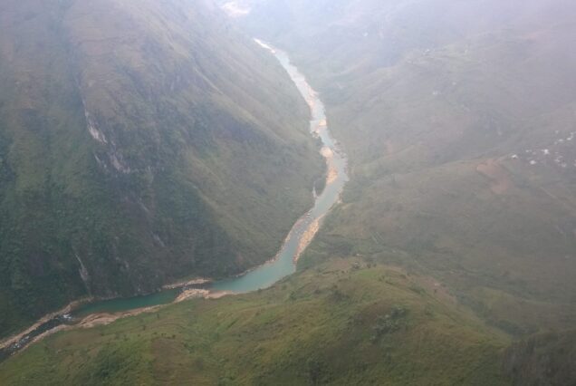 Nho Que river canyon seen from the Ma Pi Leng pass