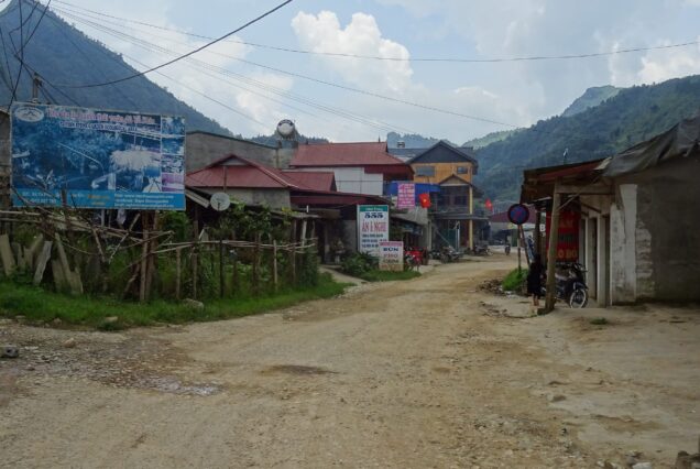 Village houses and terraced fields at Ta Phin, north of Sapa