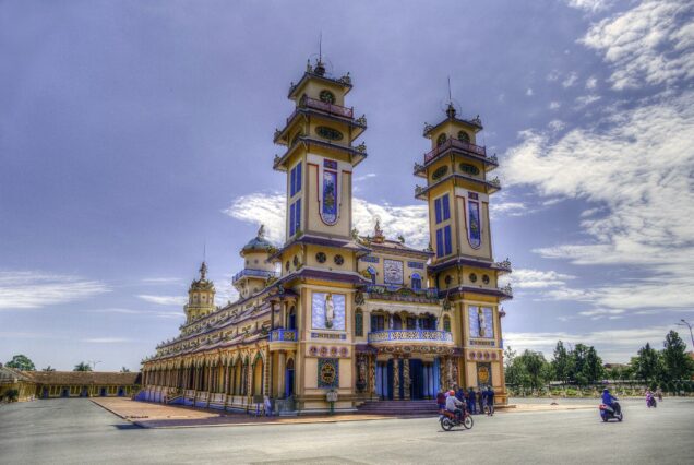 The Cao -dai Holy See - Main Temple in Tây-Ninh Province