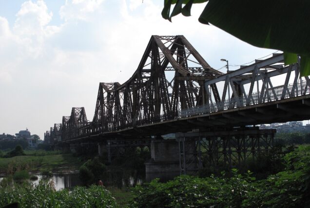 Long Bien Bridge in Hanoi