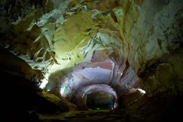 One of amazing caves in the Phong Nha-Kẻ Bàng National Park , Vietnam.